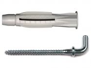 Дюбель TPFC d=8 L=51 ПЕ із гачком 4,5х55/70